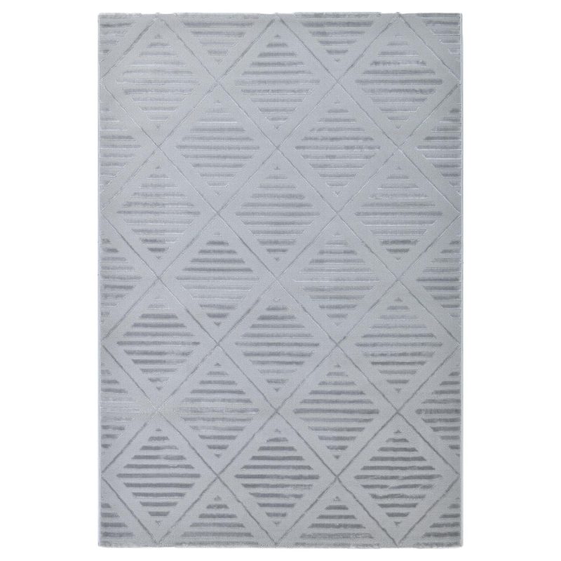 Elements Yumuşak Dokulu İskandinav Dokuma Gri Salon Halısı Mutfak Halısı Koridor Halısı Yolluk 06A_PA48
