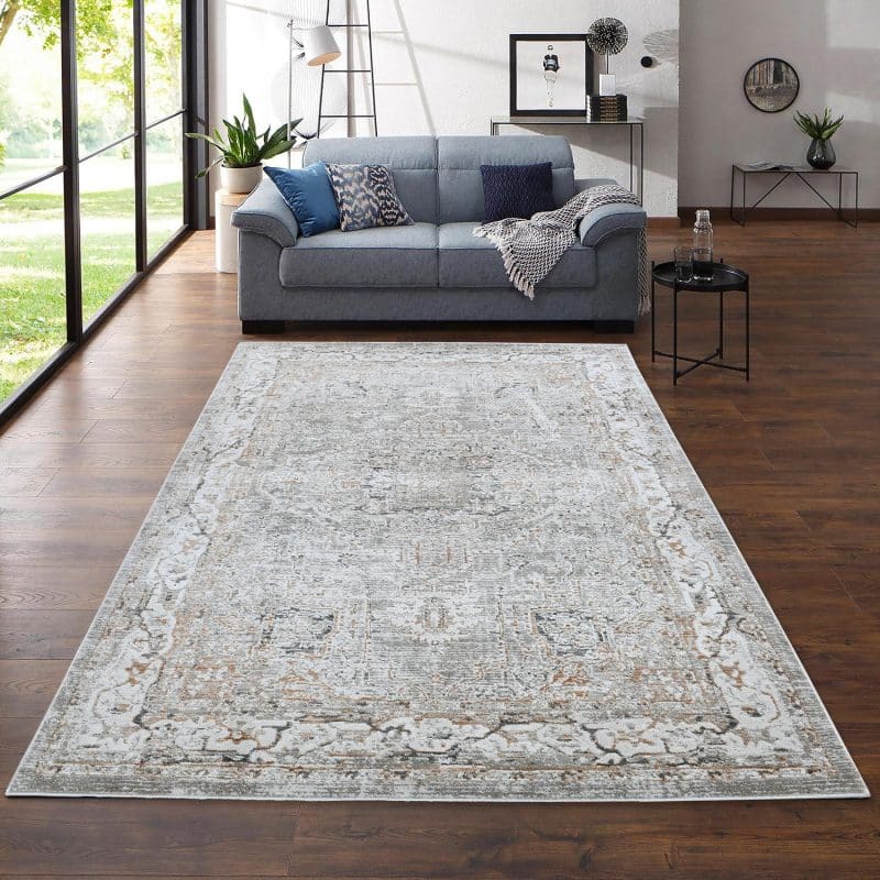 Sound Vintage Modern Dokuma Halı – Salon Oturma Odası Yatak Odası Antre Dekoratif Halı 0087A