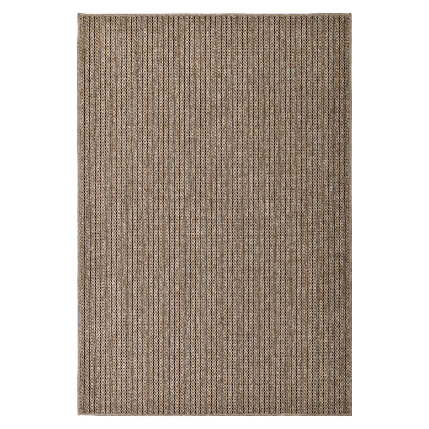 Avanos Modern Kahve Hasır Dokuma Jüt Sisal Kilim Yıkanabilir Balkon Bahçe Mutfak Halı 8042A