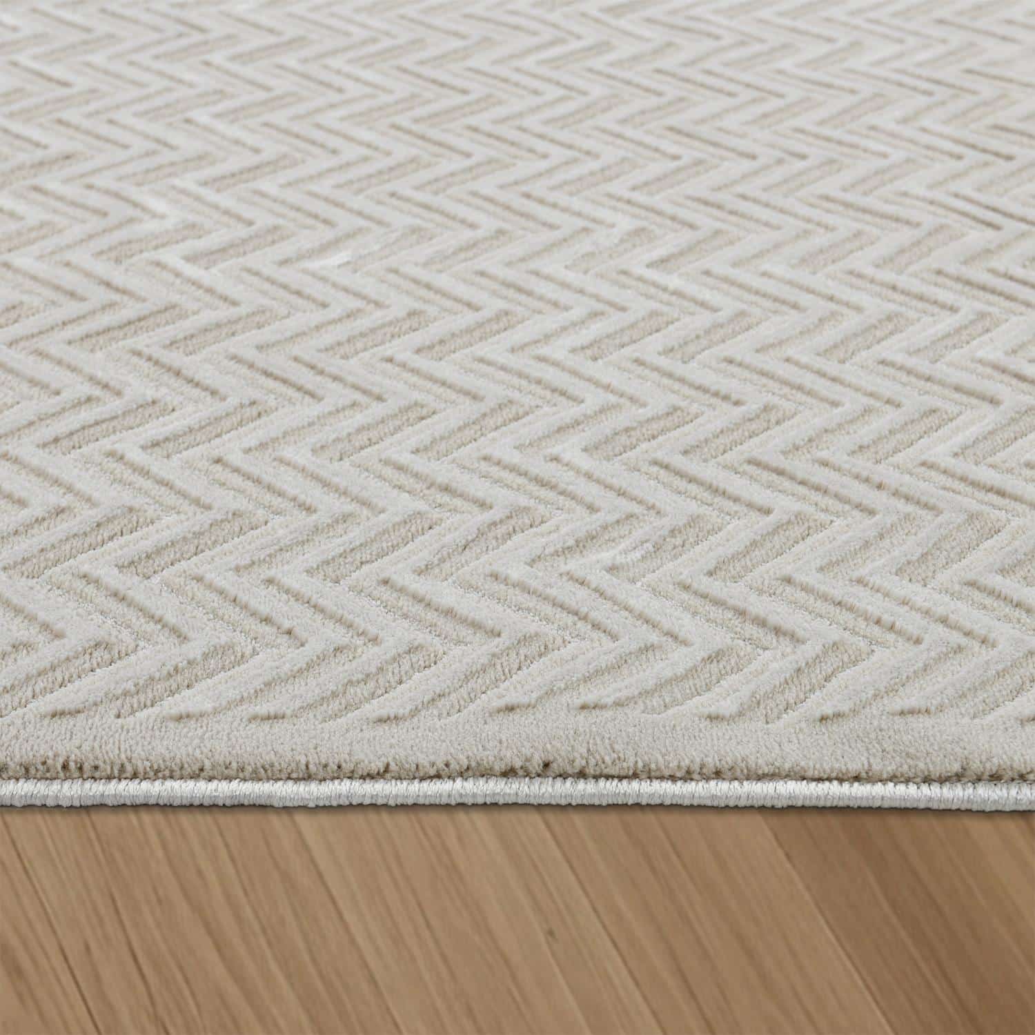 Matcha Yumuşak Peluş Dokulu Bej Çocuk Odası Oturma Odası Salon Mutfak Halısı K072A_FL26